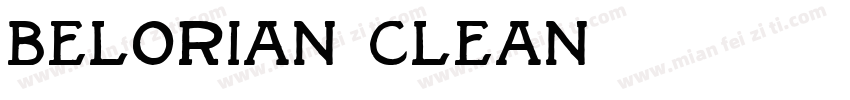 Belorian Clean字体转换